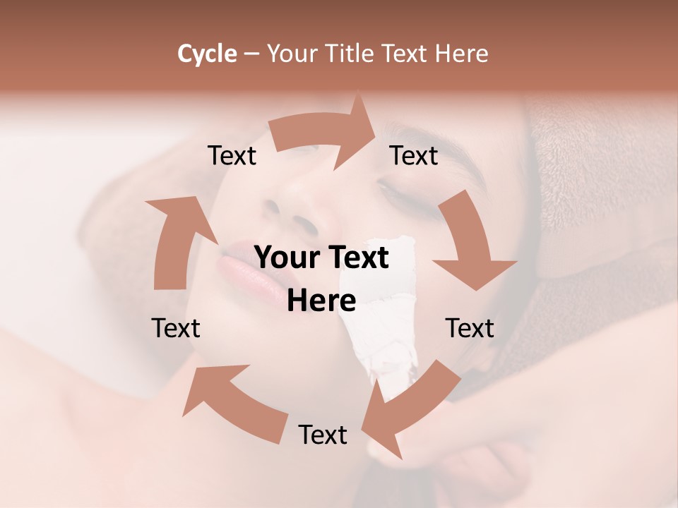 Beautician Brush Recreation PowerPoint Template