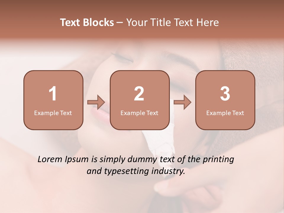 Beautician Brush Recreation PowerPoint Template