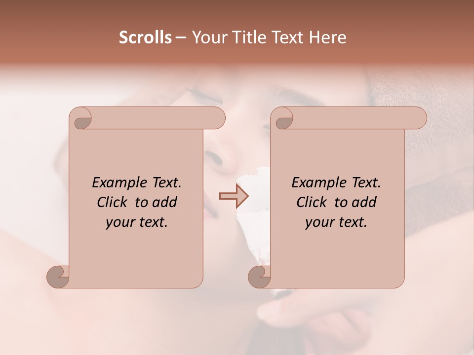 Beautician Brush Recreation PowerPoint Template