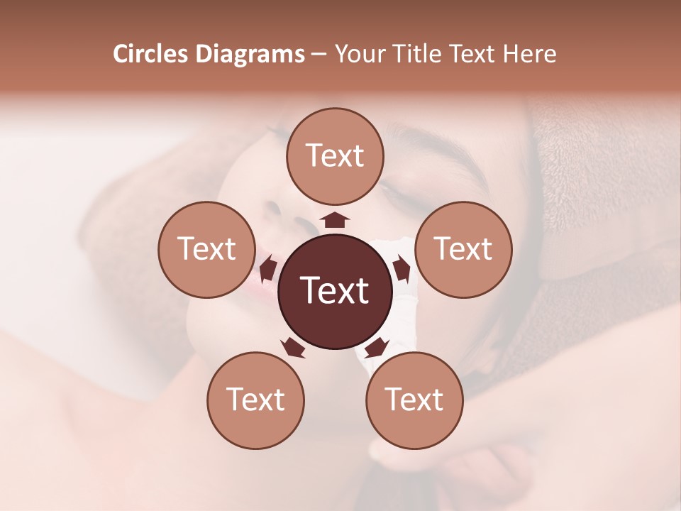 Beautician Brush Recreation PowerPoint Template