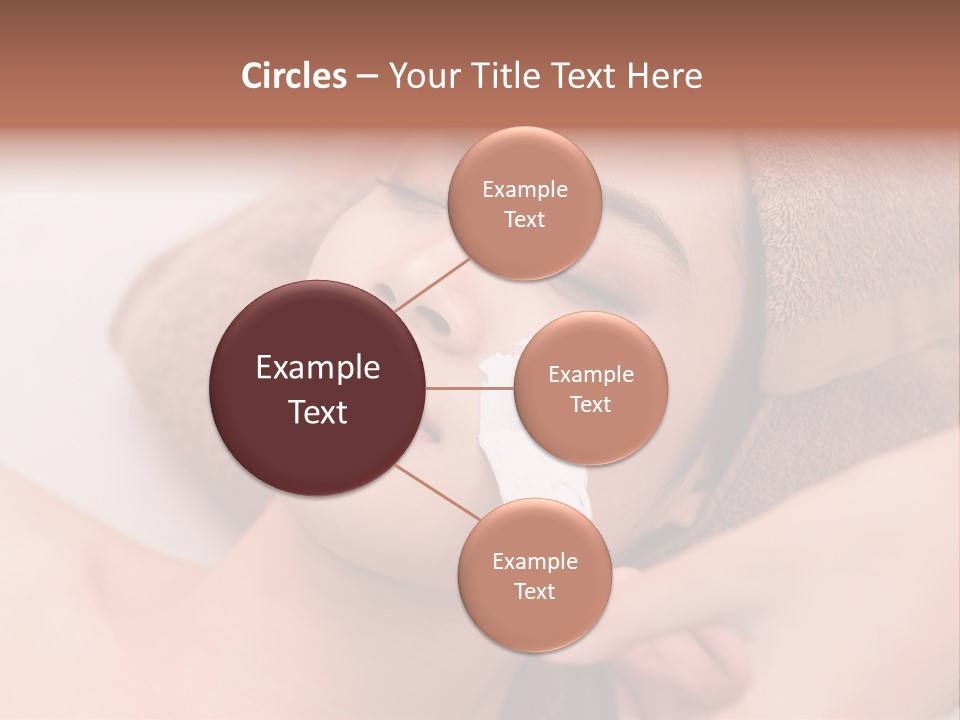 Beautician Brush Recreation PowerPoint Template