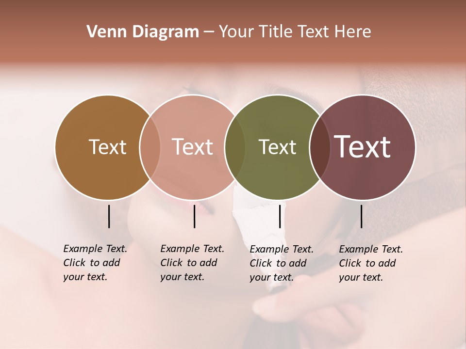 Beautician Brush Recreation PowerPoint Template