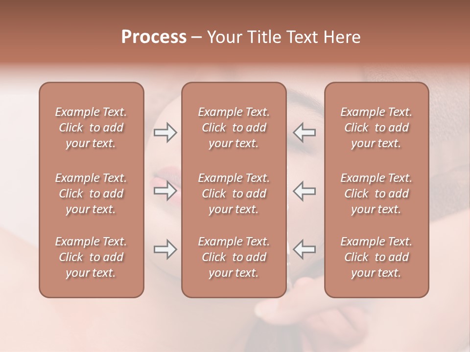 Beautician Brush Recreation PowerPoint Template