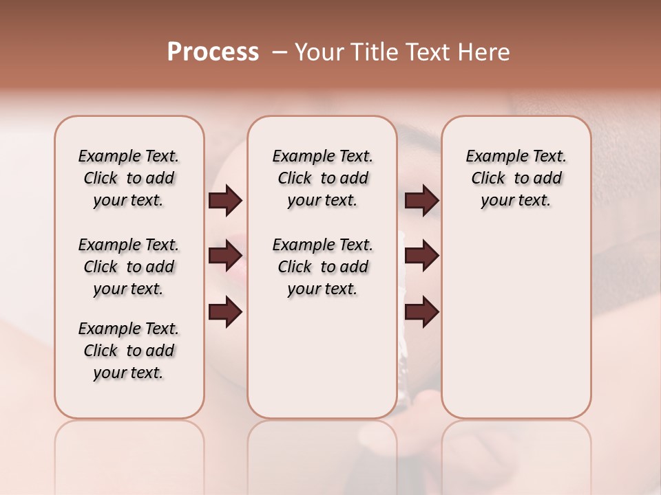 Beautician Brush Recreation PowerPoint Template