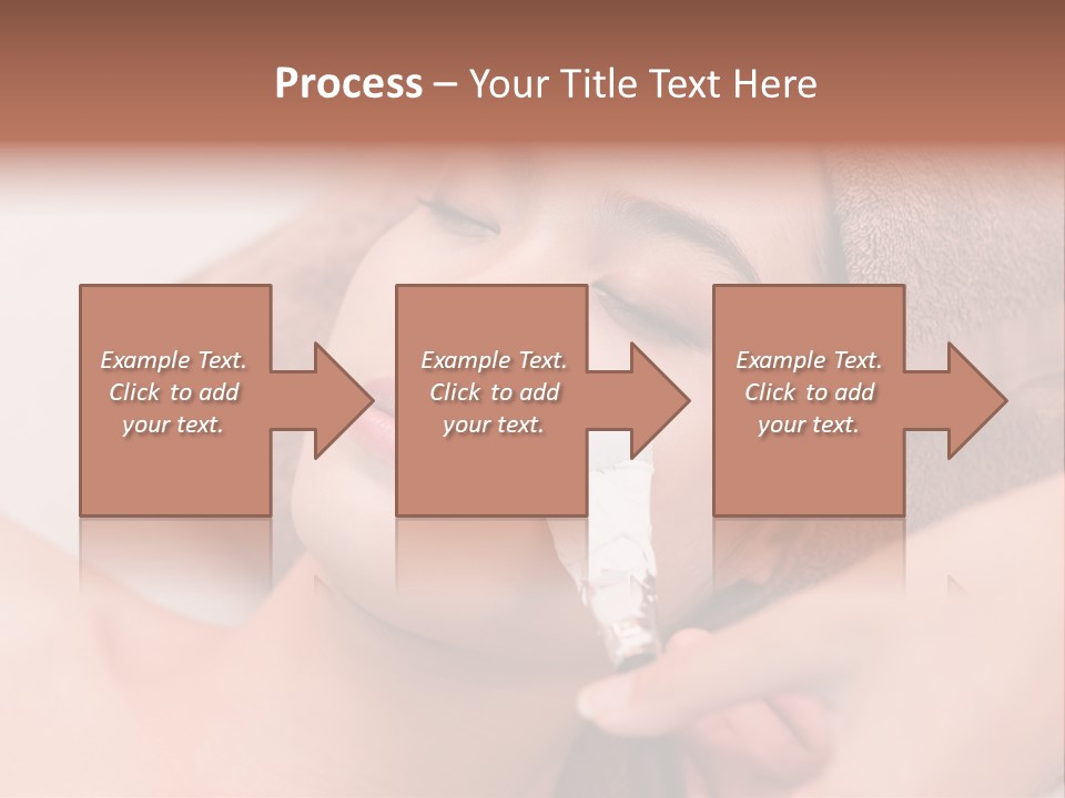 Beautician Brush Recreation PowerPoint Template