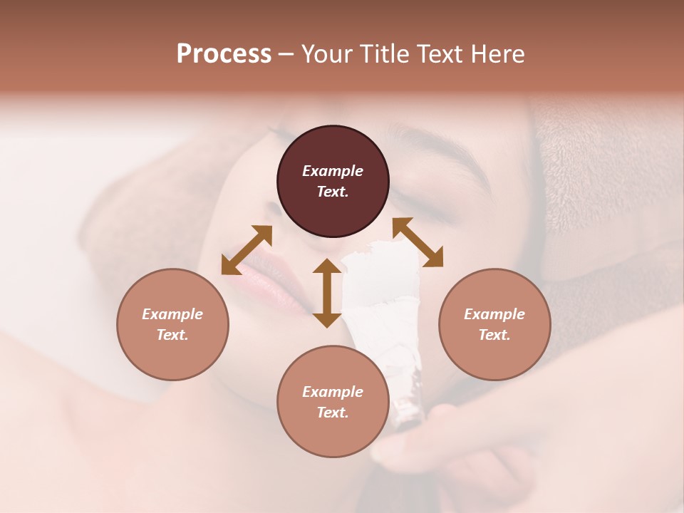 Beautician Brush Recreation PowerPoint Template