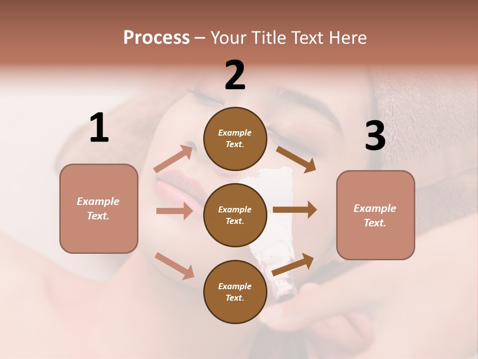 Beautician Brush Recreation PowerPoint Template