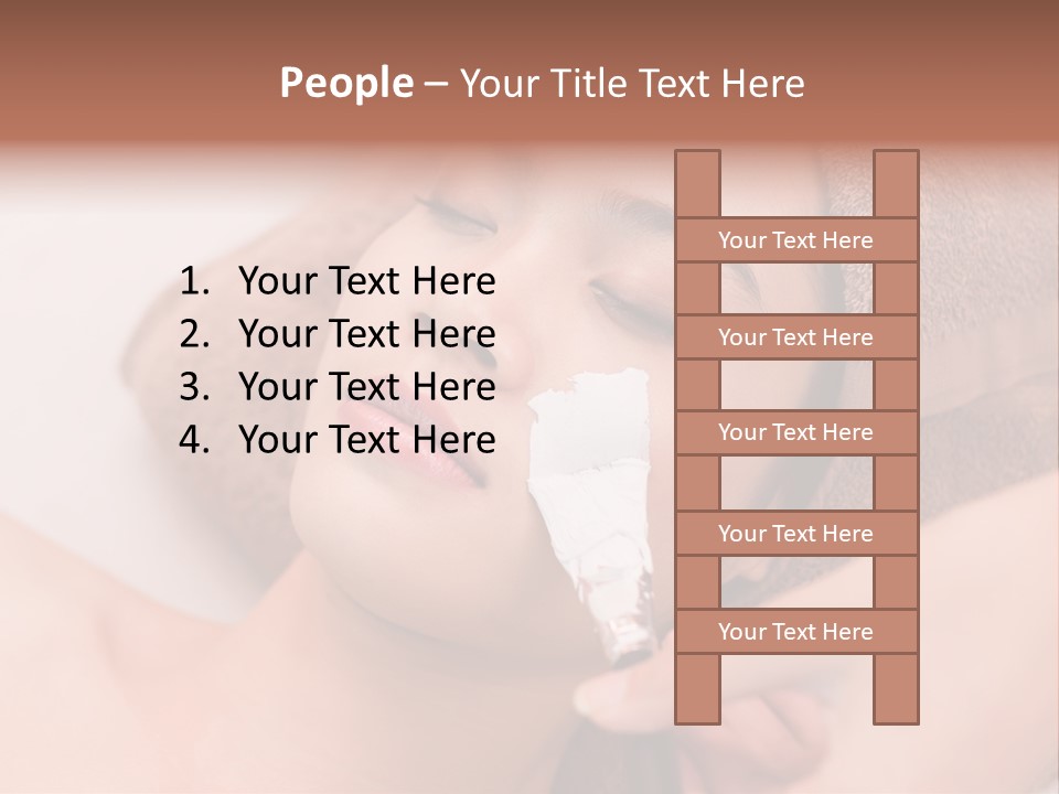 Beautician Brush Recreation PowerPoint Template