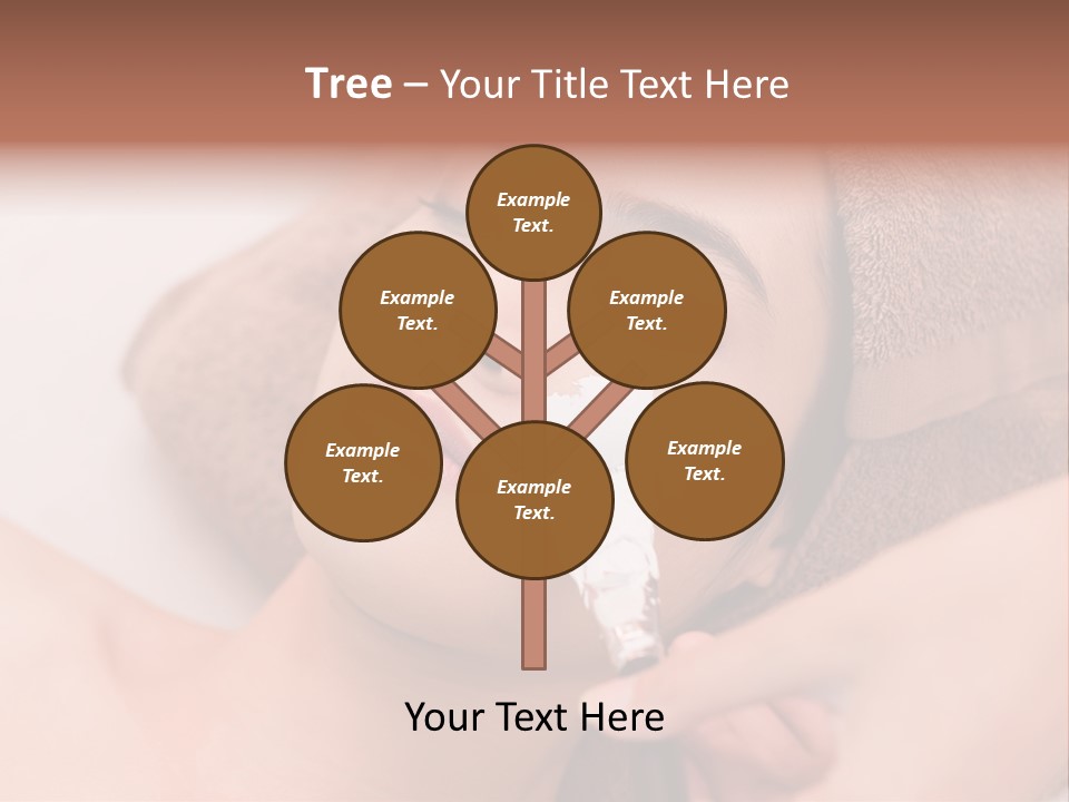 Beautician Brush Recreation PowerPoint Template