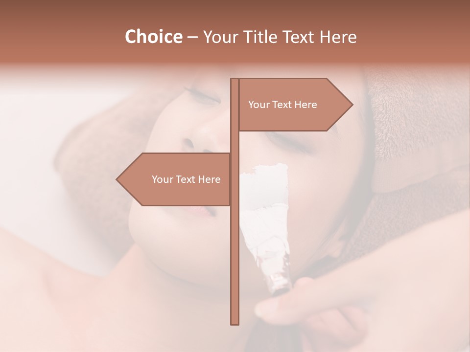 Beautician Brush Recreation PowerPoint Template