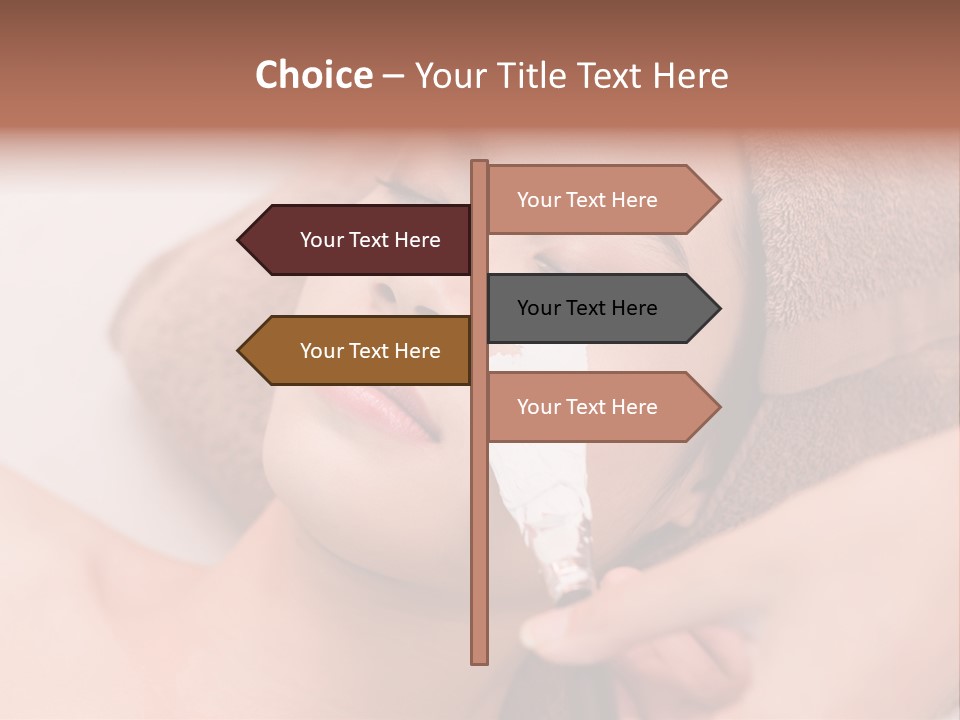 Beautician Brush Recreation PowerPoint Template