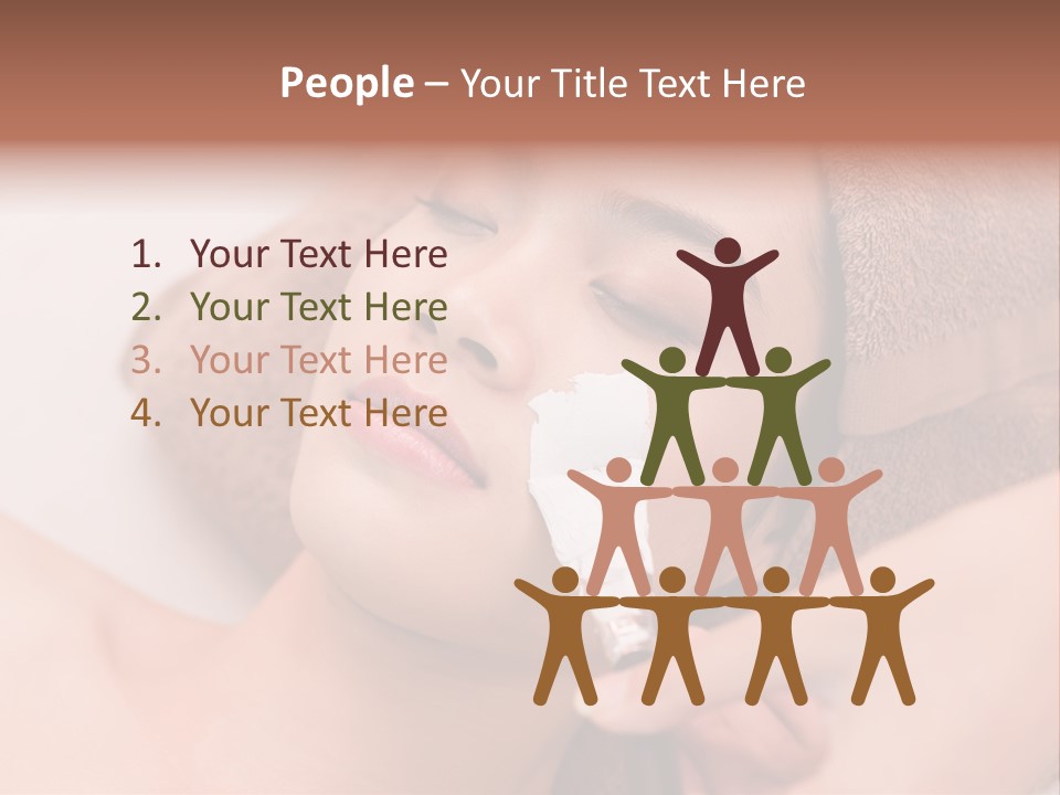 Beautician Brush Recreation PowerPoint Template