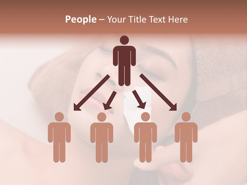 Beautician Brush Recreation PowerPoint Template