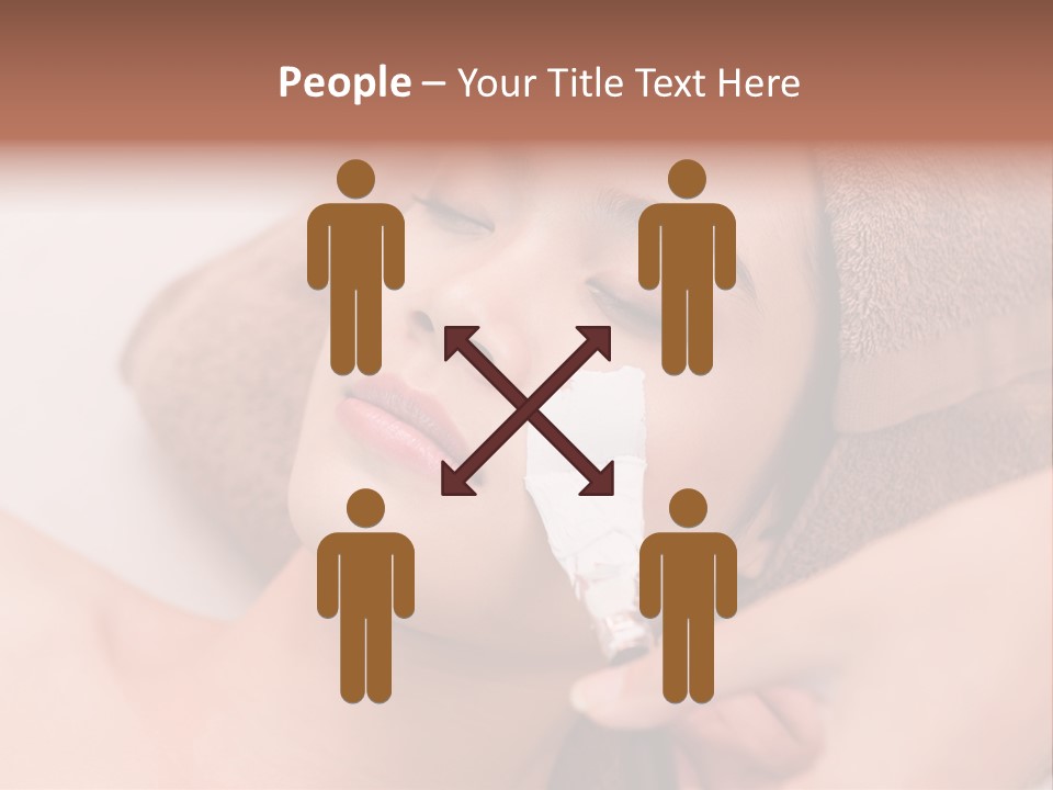 Beautician Brush Recreation PowerPoint Template