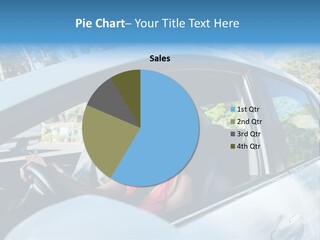 Automobile Student Transport PowerPoint Template