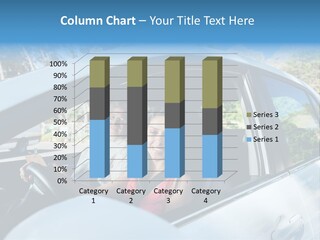 Automobile Student Transport PowerPoint Template