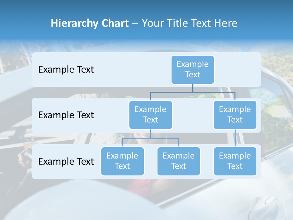 Automobile Student Transport PowerPoint Template