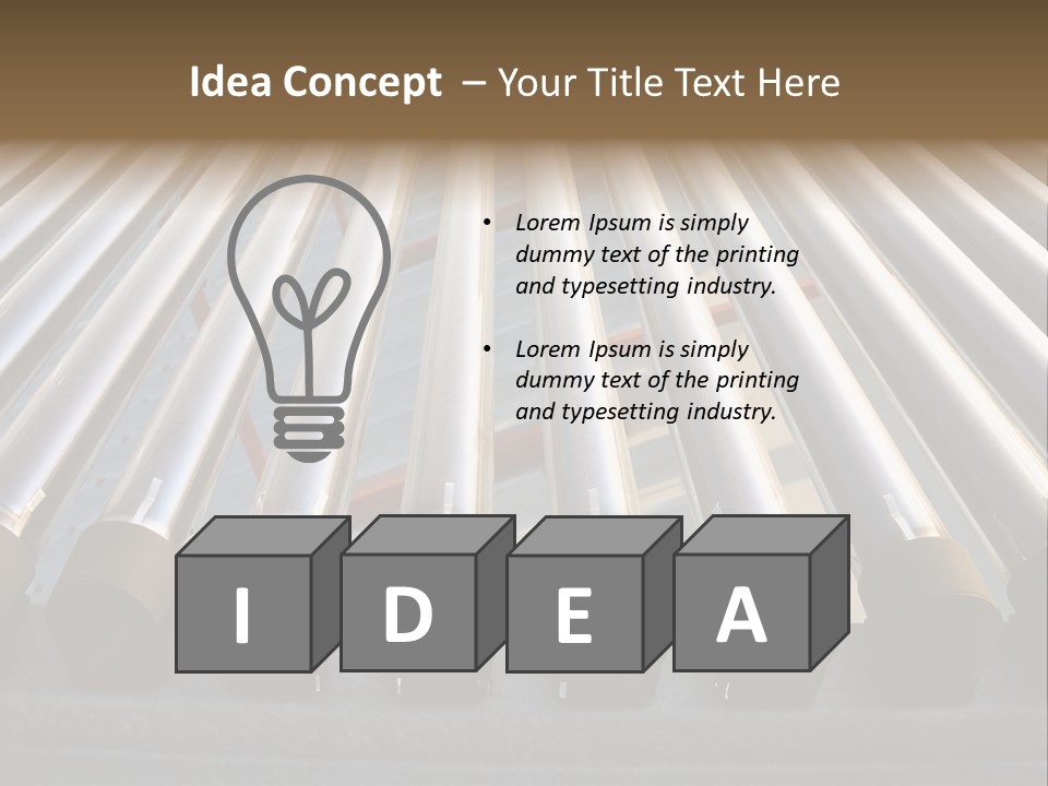 Voltaic System Sky PowerPoint Template