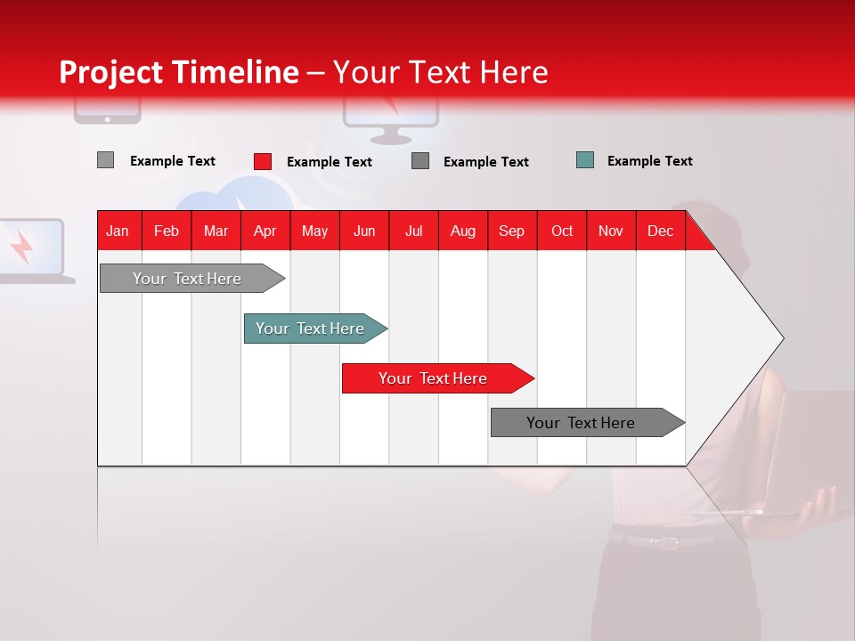 Presentation Hand Tablet PowerPoint Template