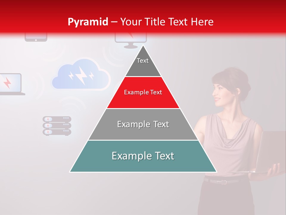 Presentation Hand Tablet PowerPoint Template