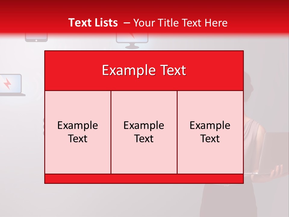 Presentation Hand Tablet PowerPoint Template