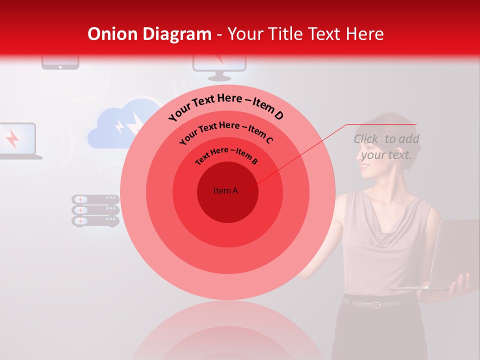 Presentation Hand Tablet PowerPoint Template