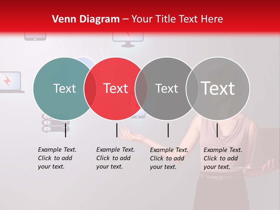 Presentation Hand Tablet PowerPoint Template