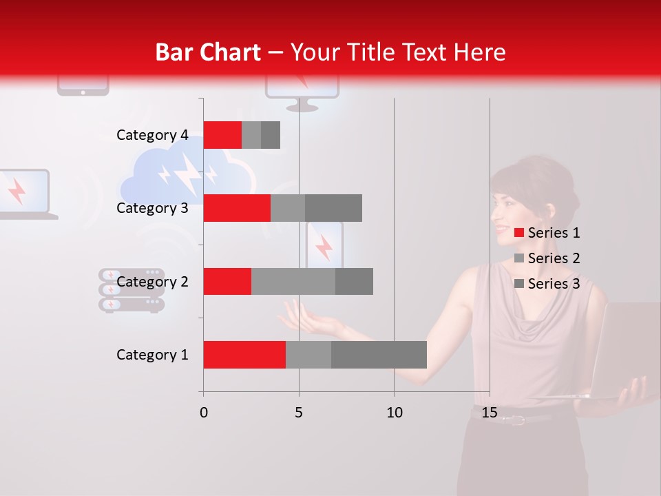 Presentation Hand Tablet PowerPoint Template