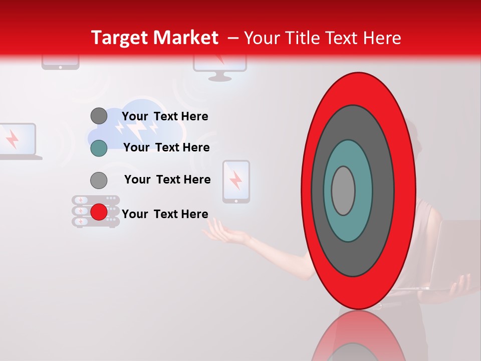 Presentation Hand Tablet PowerPoint Template