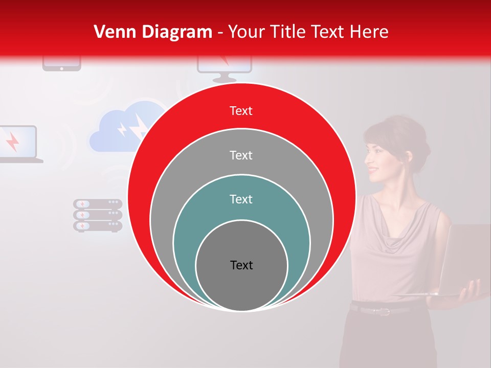 Presentation Hand Tablet PowerPoint Template