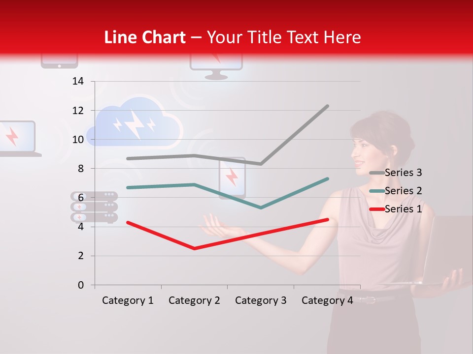 Presentation Hand Tablet PowerPoint Template