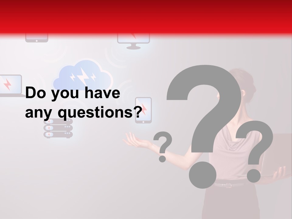 Presentation Hand Tablet PowerPoint Template