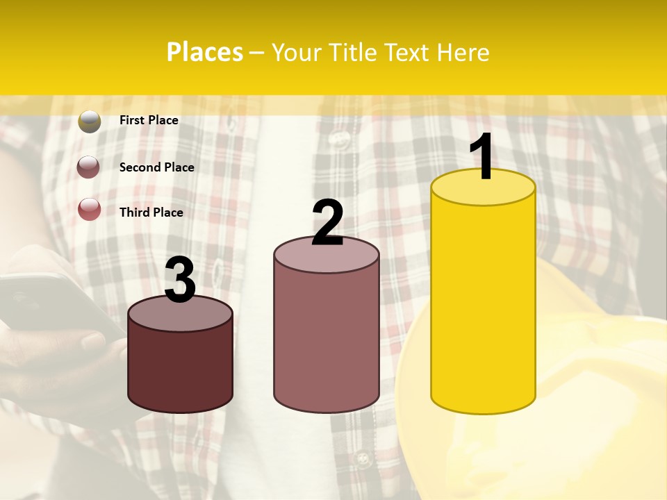 Adult Repairman Work Tool PowerPoint Template