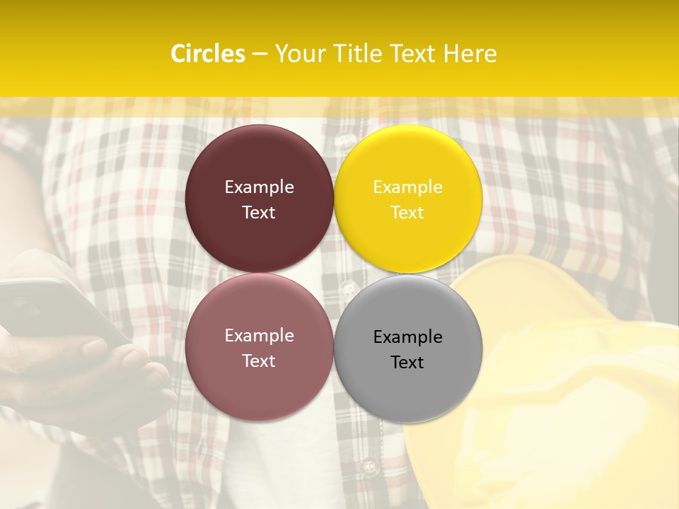 Adult Repairman Work Tool PowerPoint Template