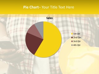 Adult Repairman Work Tool PowerPoint Template