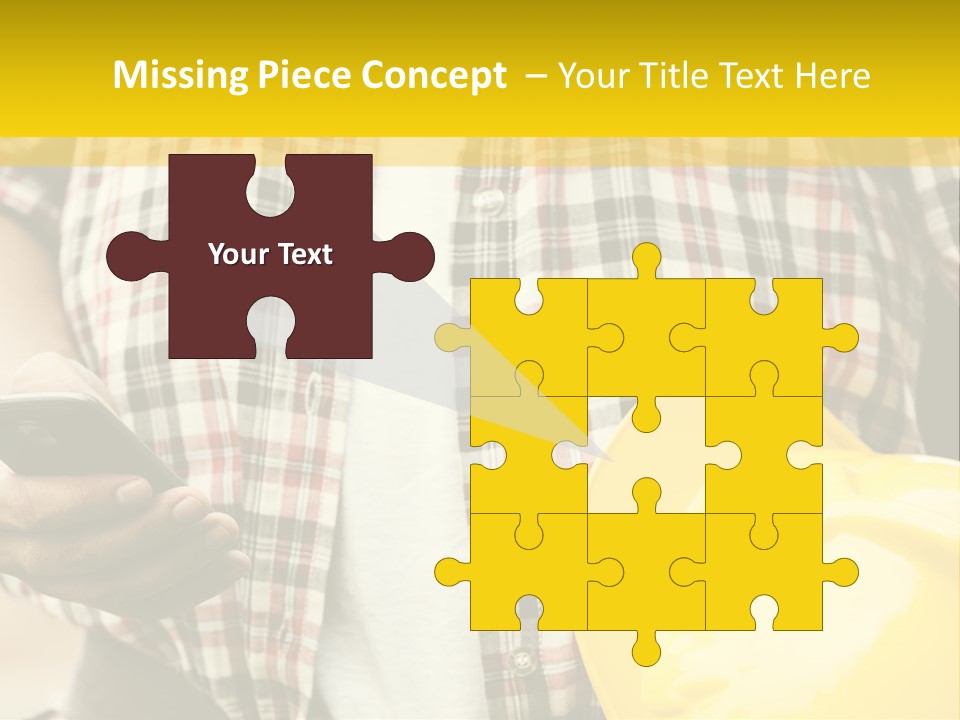 Adult Repairman Work Tool PowerPoint Template