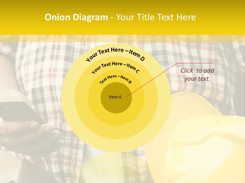 Adult Repairman Work Tool PowerPoint Template