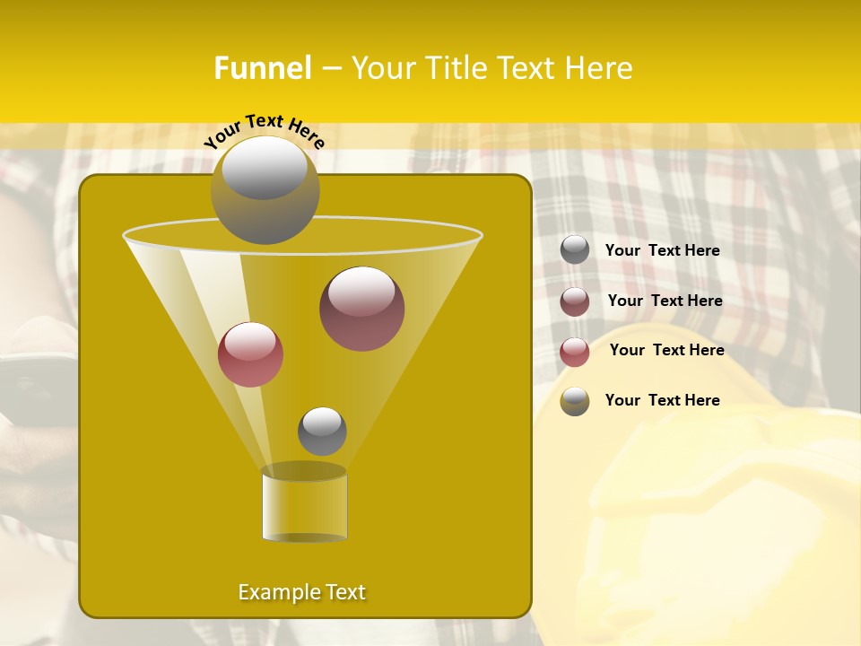 Adult Repairman Work Tool PowerPoint Template