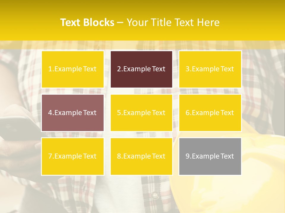 Adult Repairman Work Tool PowerPoint Template