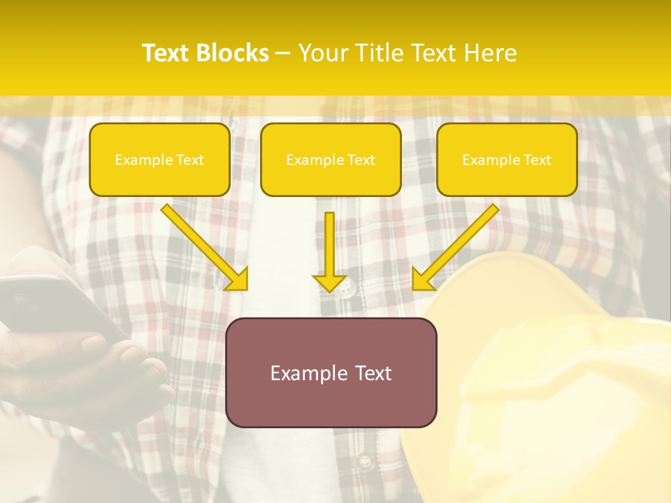 Adult Repairman Work Tool PowerPoint Template