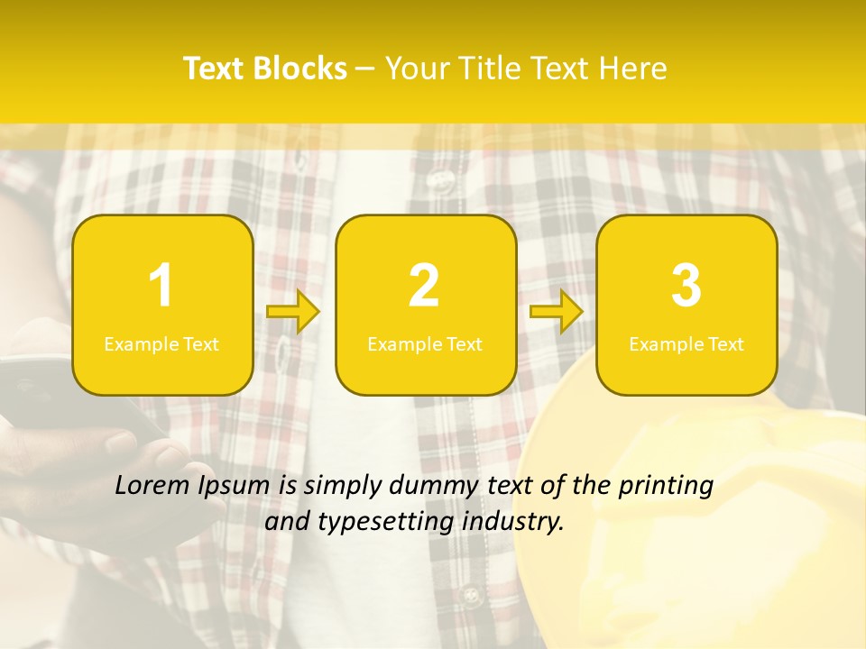 Adult Repairman Work Tool PowerPoint Template