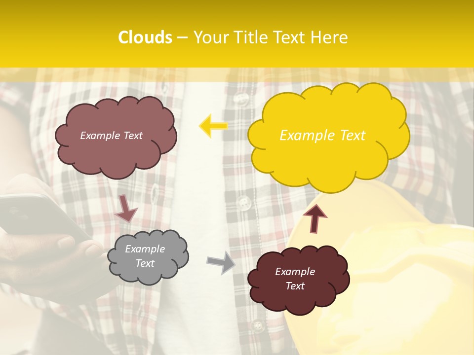 Adult Repairman Work Tool PowerPoint Template