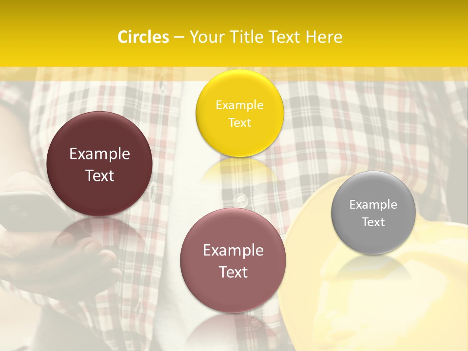 Adult Repairman Work Tool PowerPoint Template