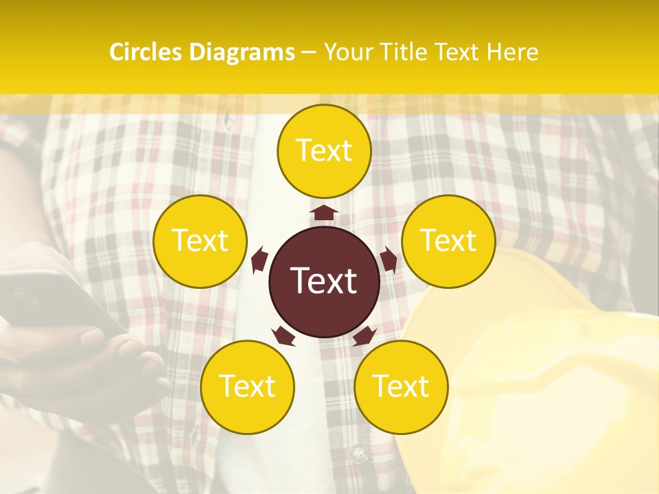 Adult Repairman Work Tool PowerPoint Template