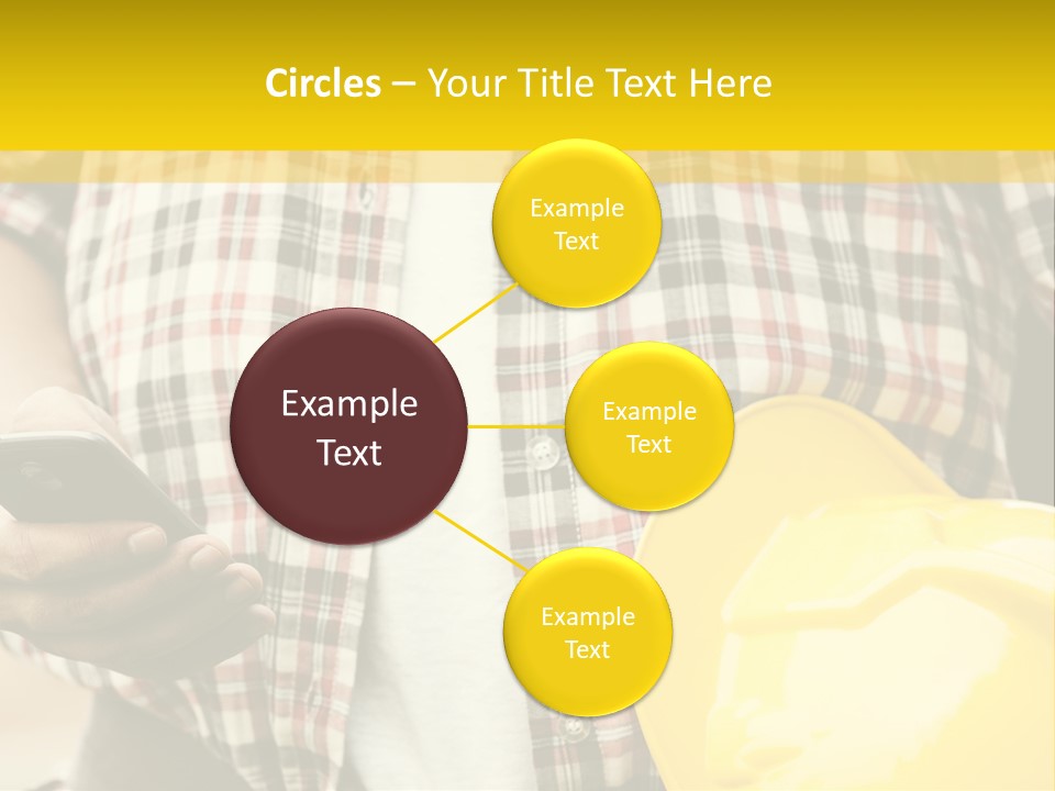 Adult Repairman Work Tool PowerPoint Template