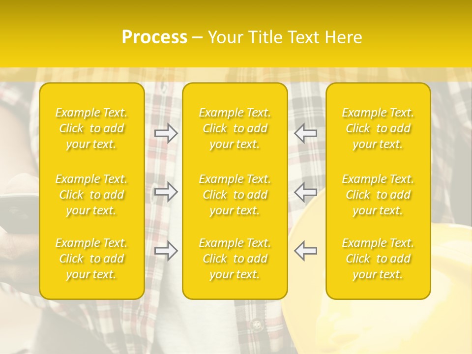 Adult Repairman Work Tool PowerPoint Template