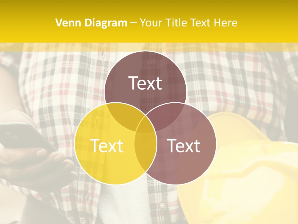 Adult Repairman Work Tool PowerPoint Template