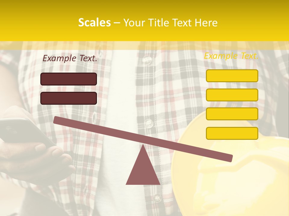 Adult Repairman Work Tool PowerPoint Template