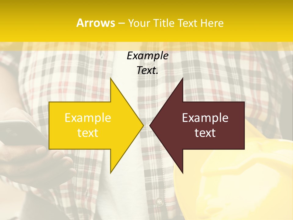 Adult Repairman Work Tool PowerPoint Template
