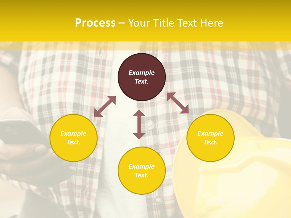 Adult Repairman Work Tool PowerPoint Template